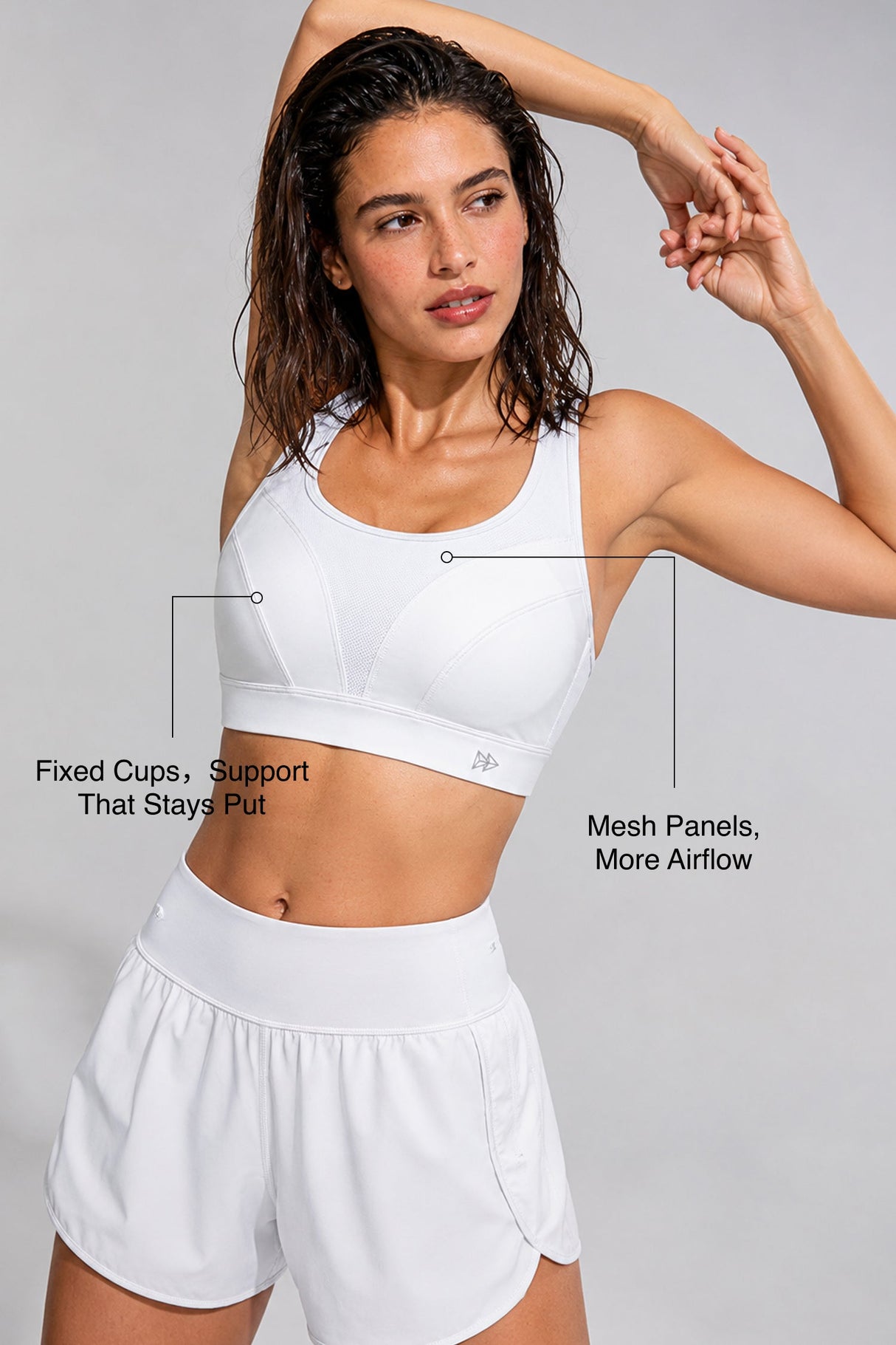 Shift™ Breathable Adjustable Support Padded Bra | Women's Medium Support Sports Bra