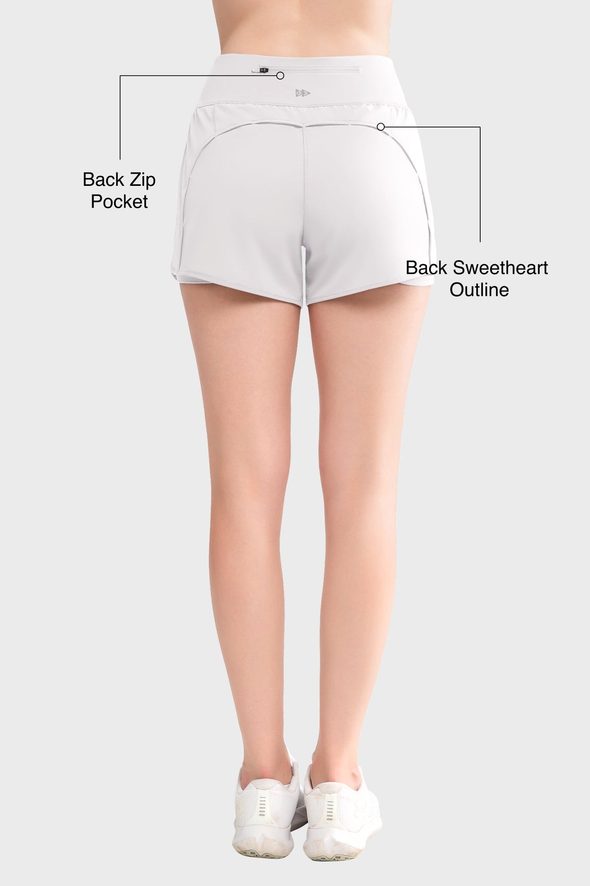 Shift™ Quick Dry Inner Mesh Workout Shorts with Pocket 3.5''| Women's Running Shorts