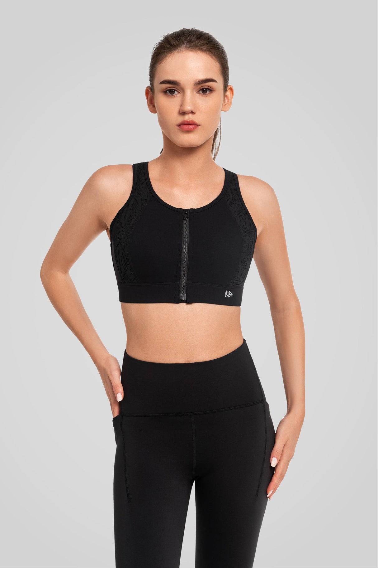 Echo™ Cut Out Design Padded Running Bra | Women's High Support Sports Bra