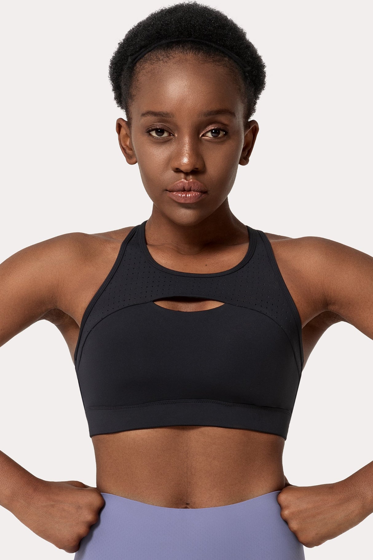 Enfold™ Airflow Cross Back High Support Running Bra | Women's High Support Sports Bra (Plus Size)