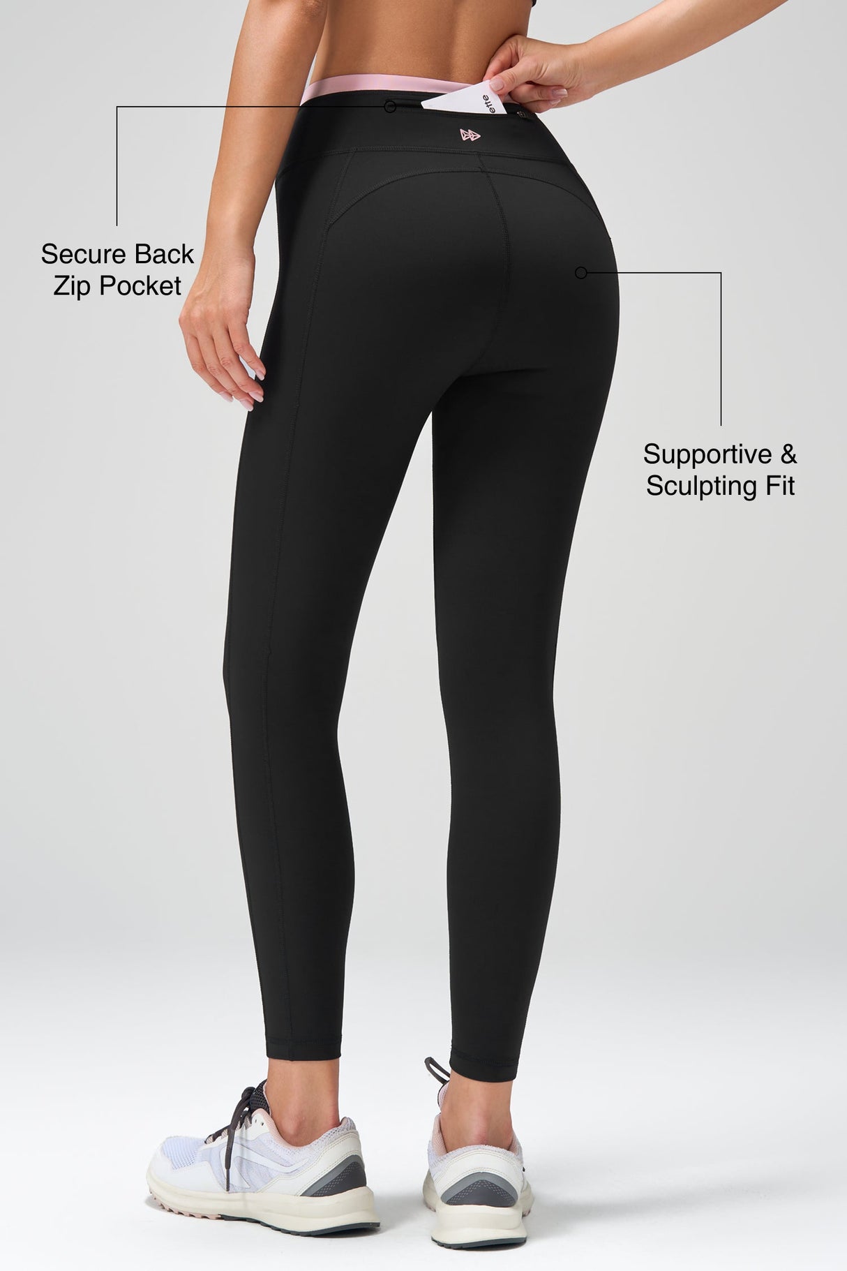 High Waist Pocket Fitness Gym Leggings 25 Inch| Women's High Support Leggings