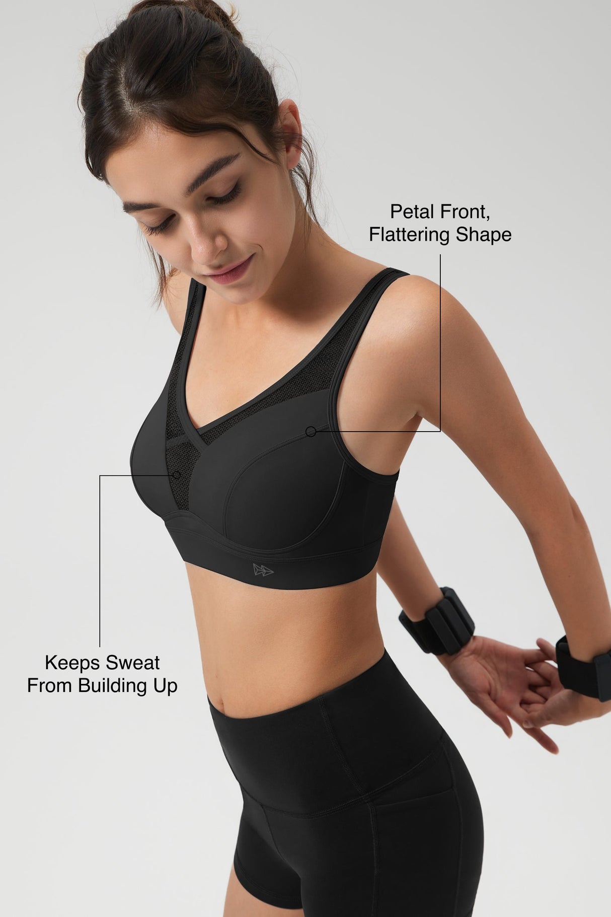 Shift™ Adjustable-Strap Sustainable Sports Bra | Medium Support with Breathable Mesh for Running, HIIT, Yoga & Training