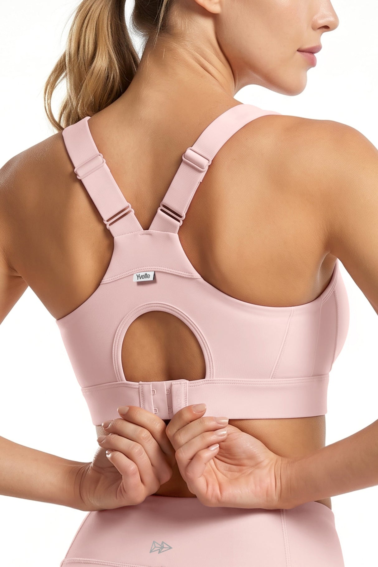 Power™ Adjustable Crisscross Straps With Mesh Sports Bra | High Support for Running, HIIT & Training