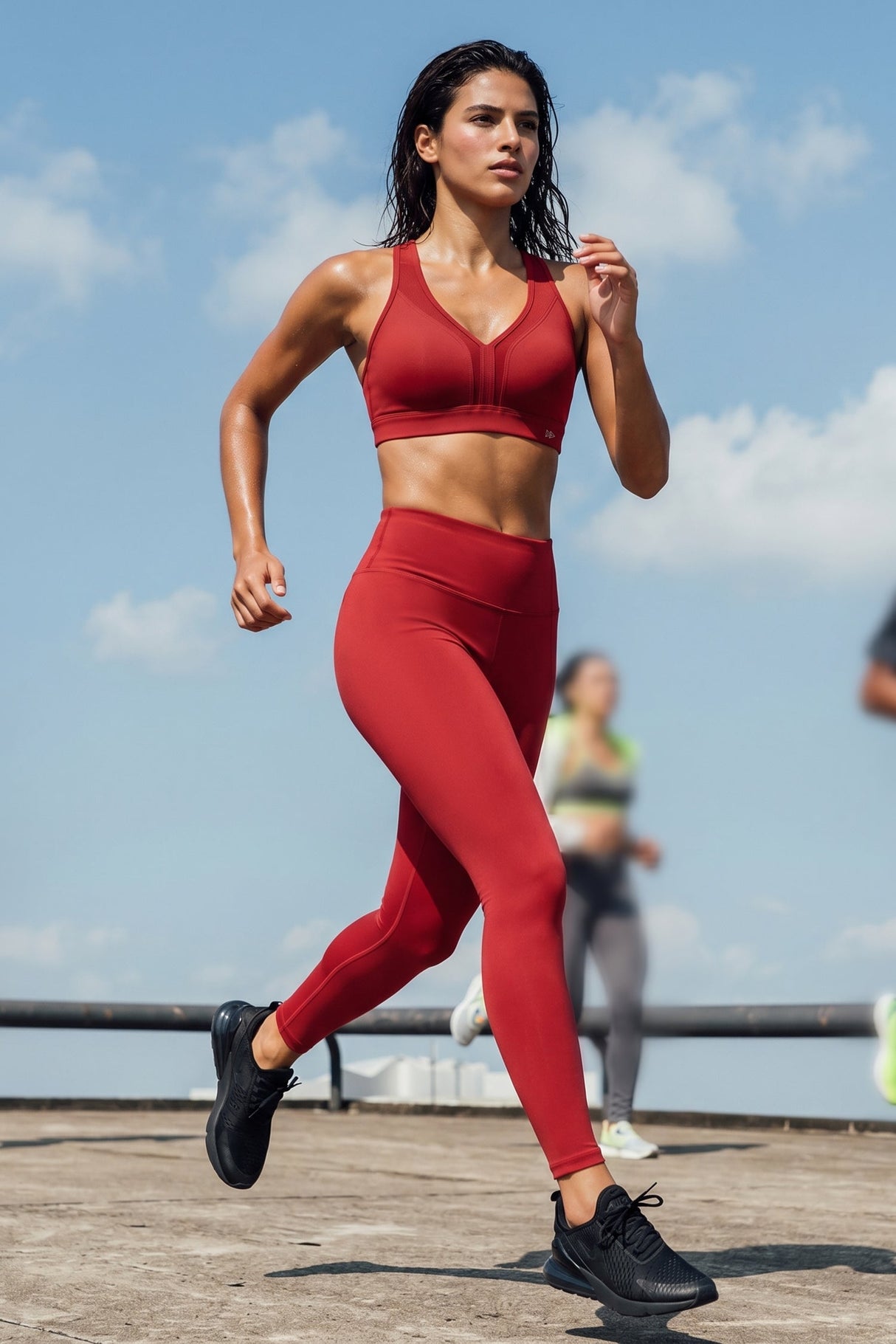 Echo™ Supportive Sustainable 27 Inches Leggings | High-Impact Leggings Best For Running, HIIT & Training
