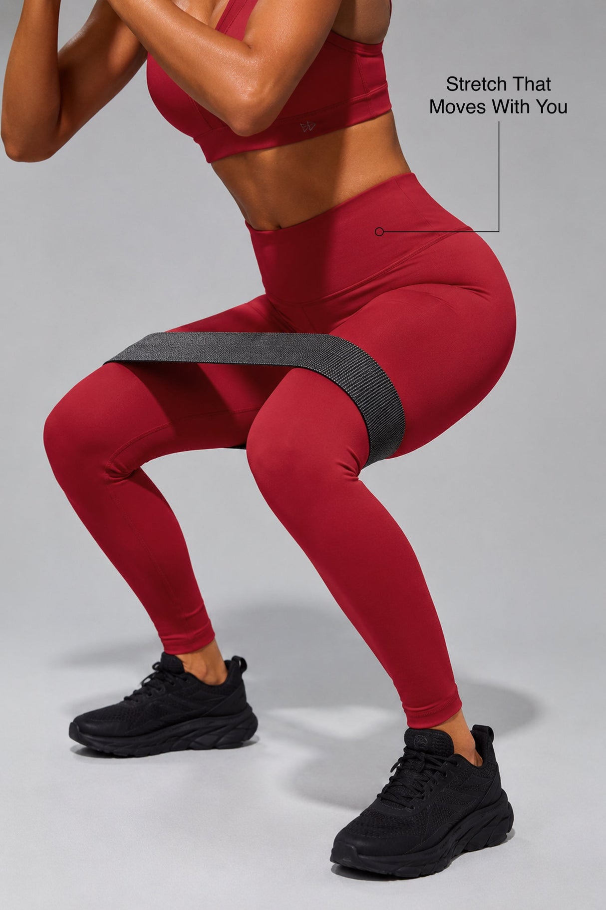 Echo™ Supportive Sustainable 27 Inches Leggings | High-Impact Leggings Best For Running, HIIT & Training
