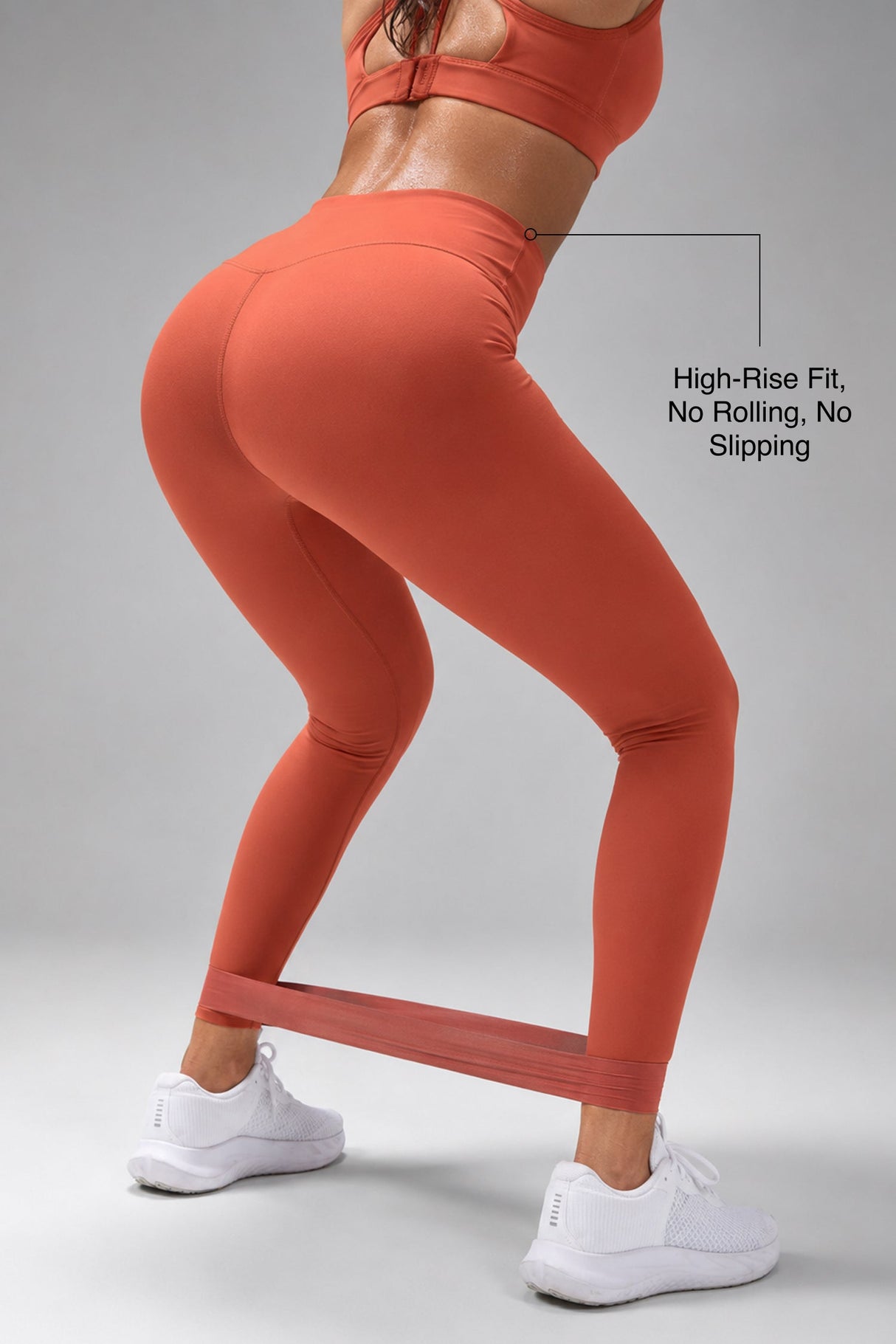 Echo™ Supportive Sustainable 27 Inches Leggings | High-Impact Leggings Best For Running, HIIT & Training