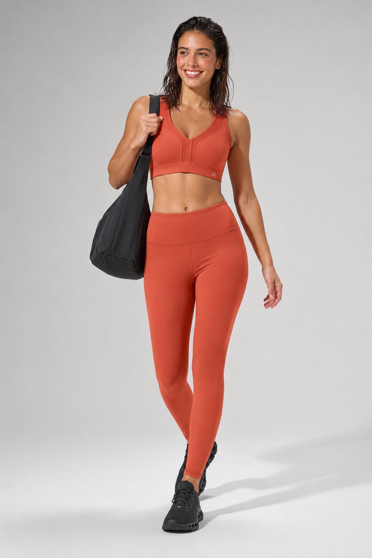 Echo™ Supportive Sustainable 27 Inches Leggings | High-Impact Leggings Best For Running, HIIT & Training