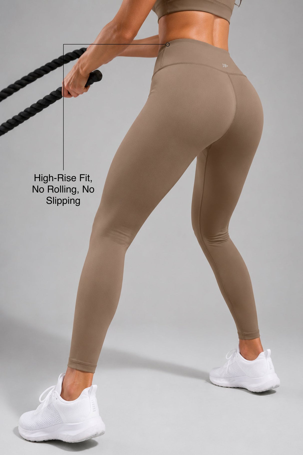 Echo™ Supportive Sustainable 27 Inches Leggings | High-Impact Leggings Best For Running, HIIT & Training