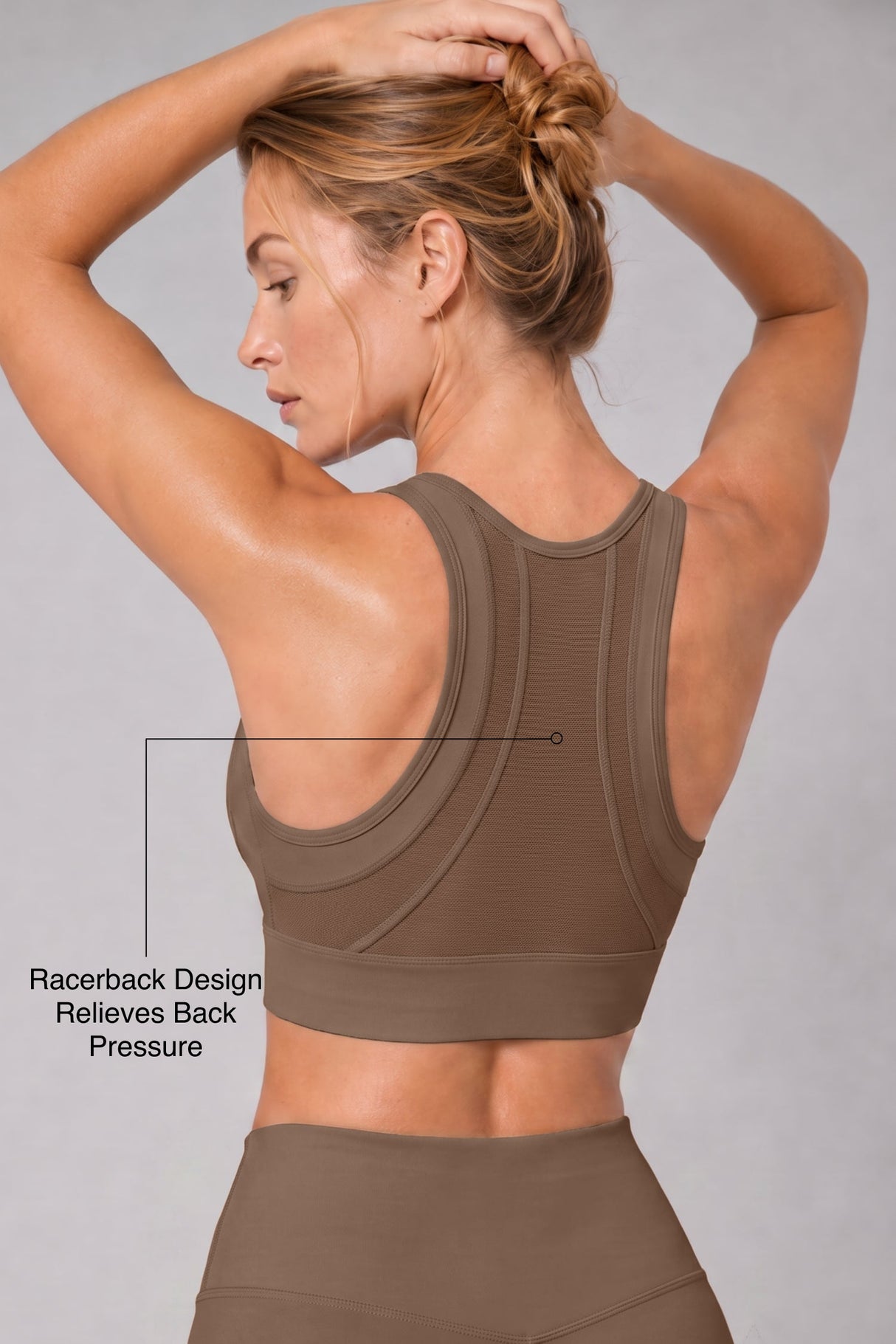 Sculpt™ Zip-Front Full-Back Mesh Racerback Sports Bra | High-Impact Support for Running, Gym & Training