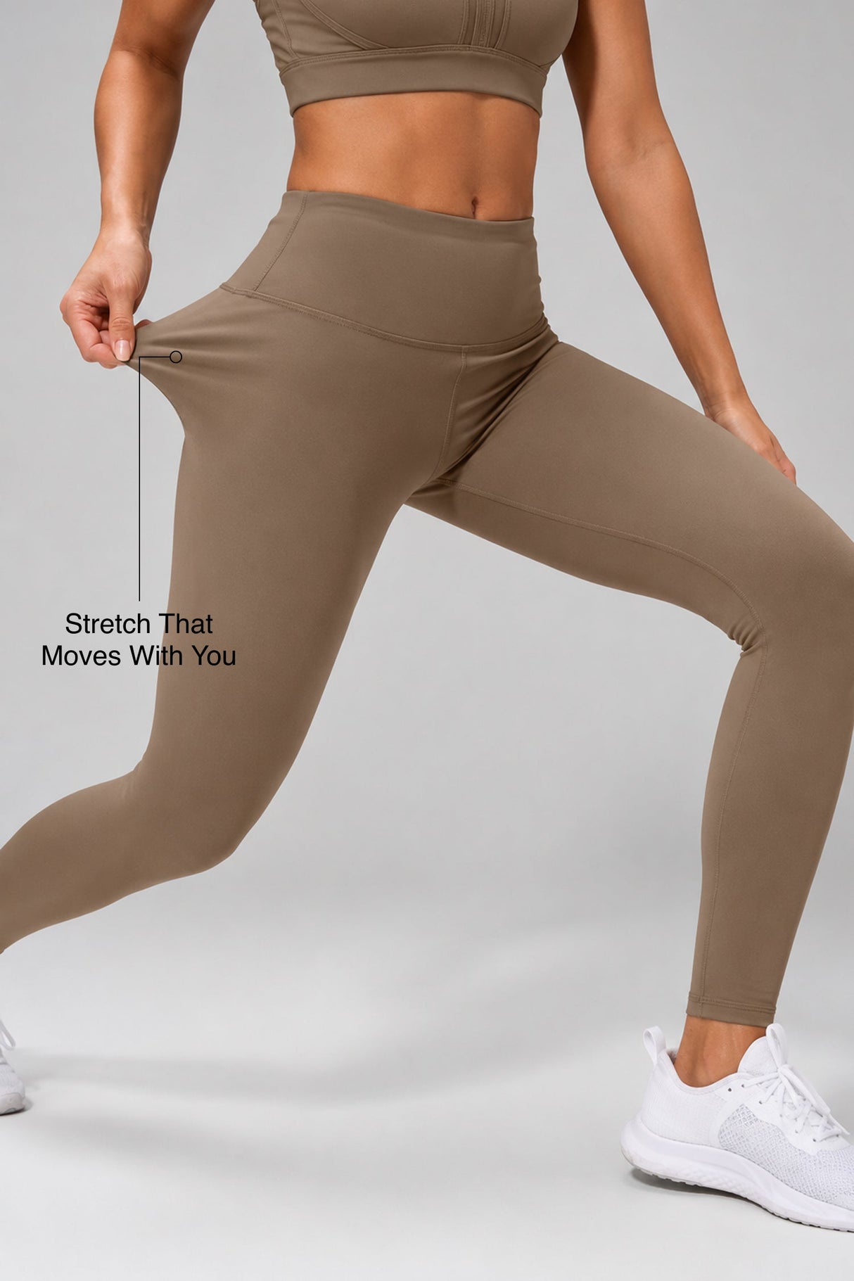 Echo™ Supportive Sustainable 27 Inches Leggings | High-Impact Leggings Best For Running, HIIT & Training