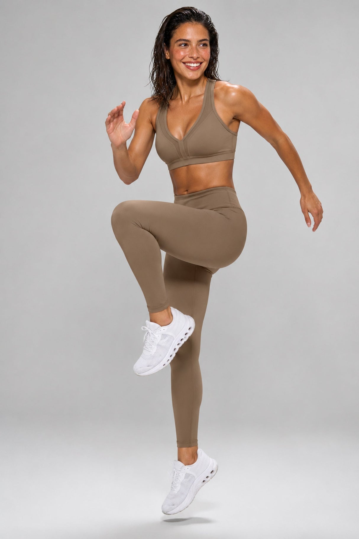 Echo™ Supportive Sustainable 27 Inches Leggings | High-Impact Leggings Best For Running, HIIT & Training