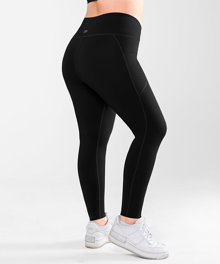 Sculpt High Waist Pockets Stretchy Running Leggings