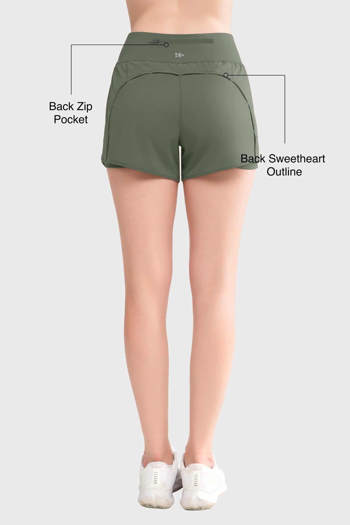 Shift™ Quick Dry Inner Mesh Workout Shorts with Pocket 3.5''| Women's Running Shorts