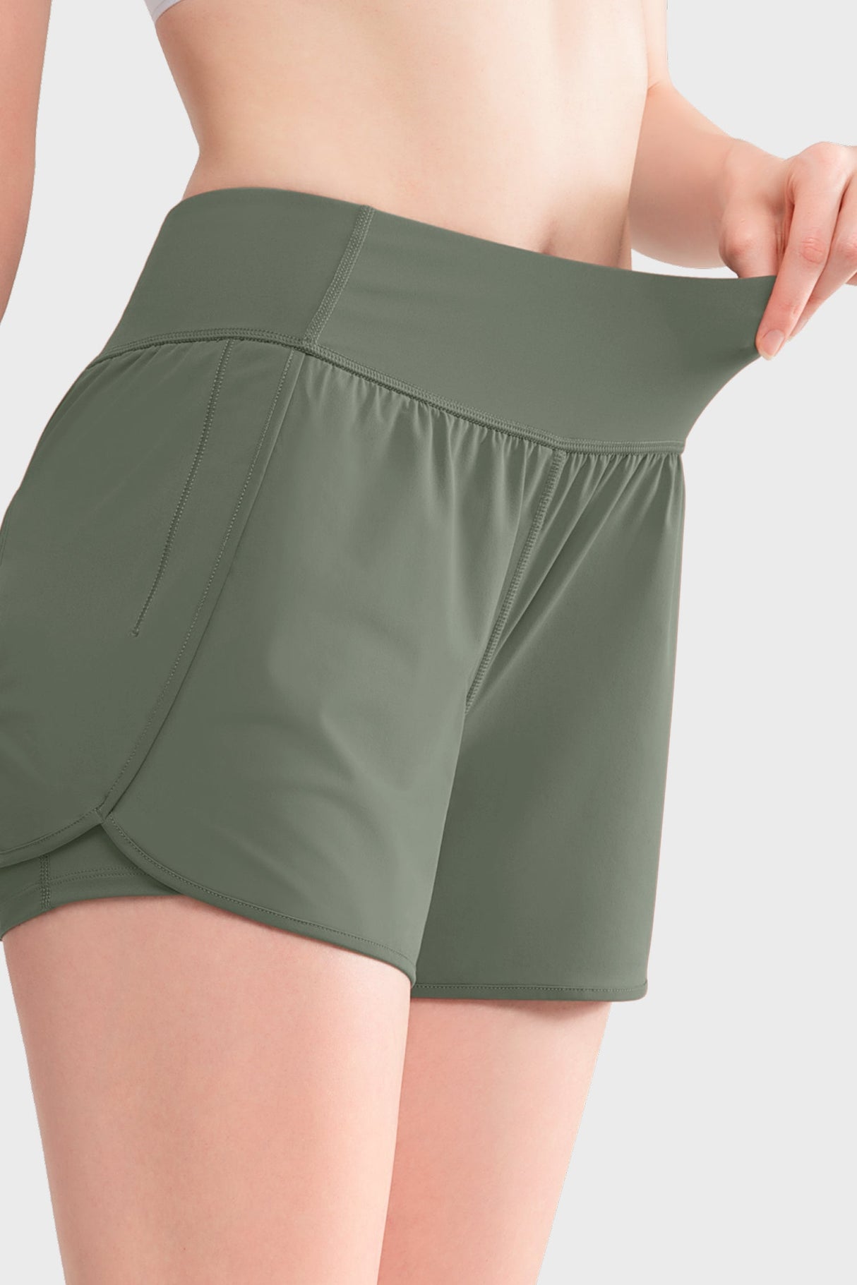 Shift™ Quick Dry Inner Mesh Workout Shorts with Pocket 3.5''| Women's Running Shorts