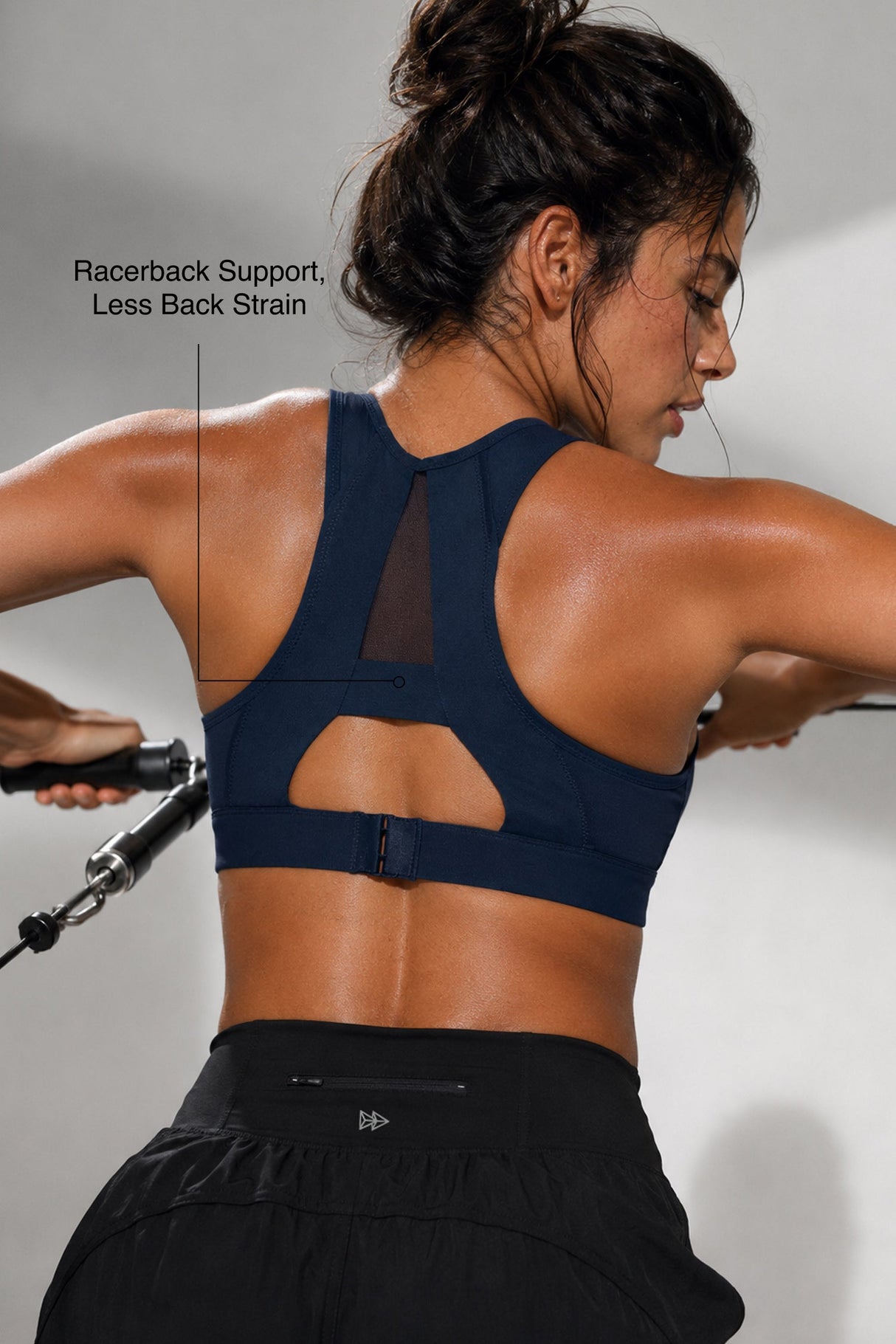 Shift™ Breathable Racerback High-Support Bra | High-Impact Support Best For Running, HIIT & Training