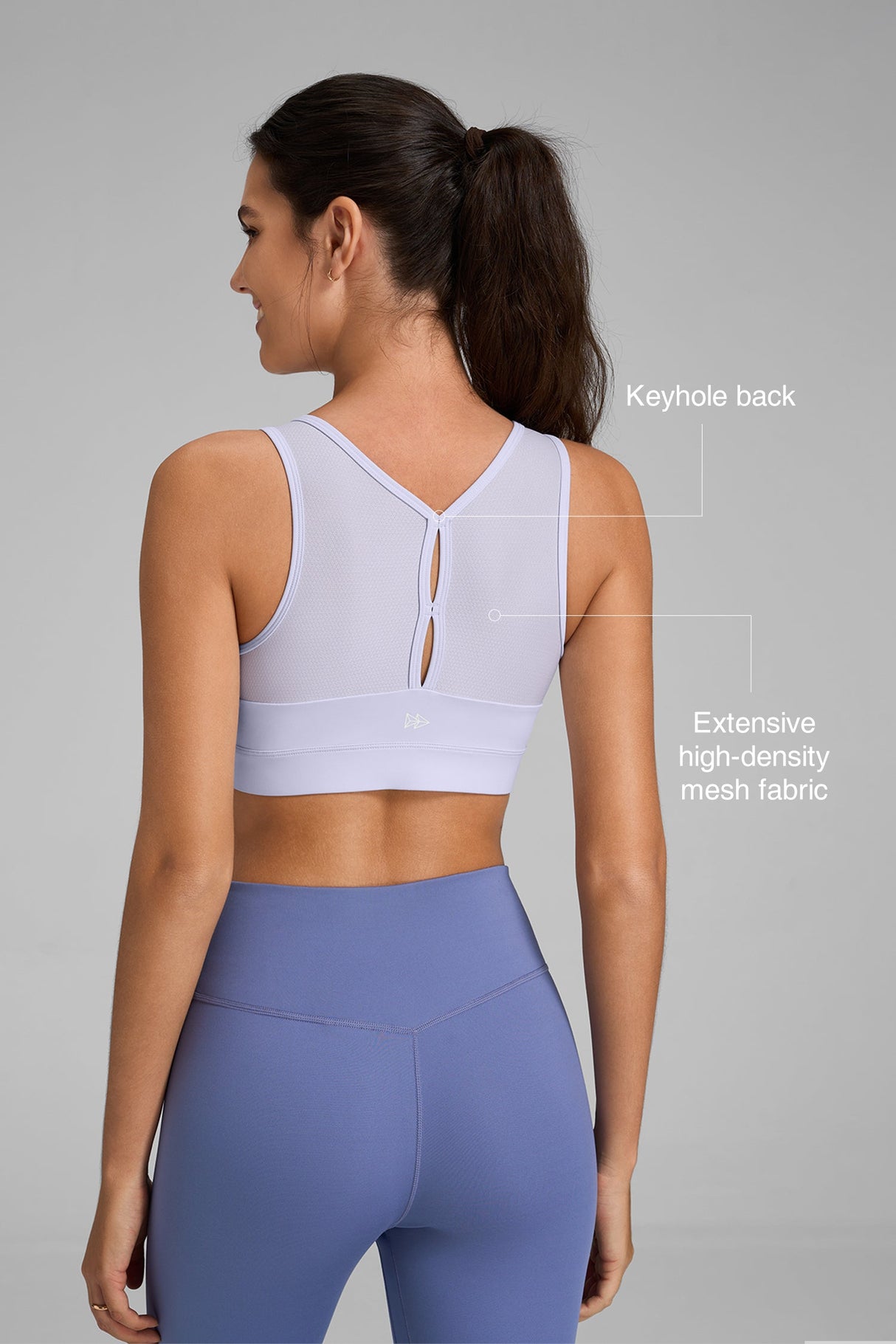 Power™ Cutout Racerback Zip Front Running Bra | Women's High Support Sports Bra