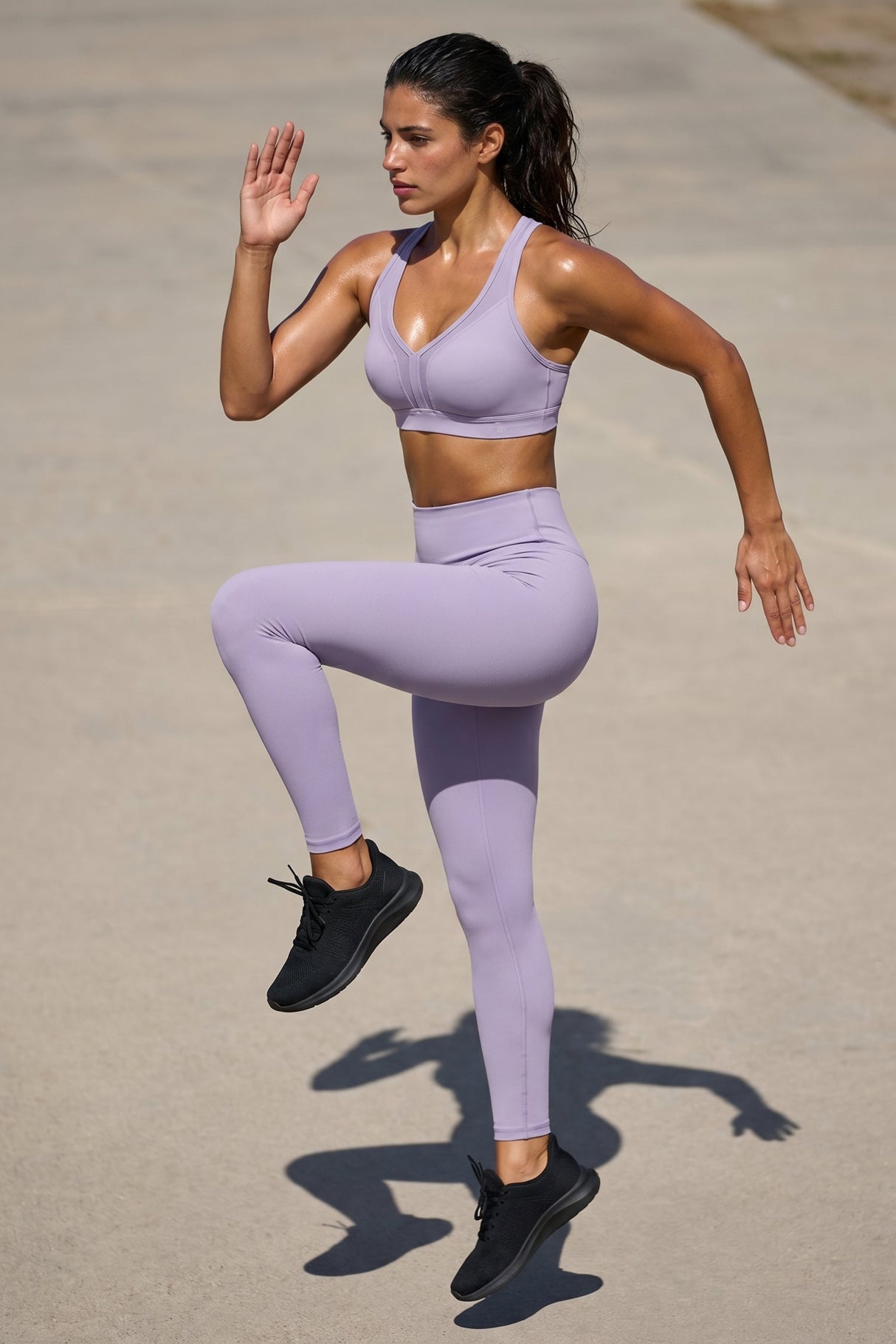 Echo™ Supportive Sustainable 27 Inches Leggings | High-Impact Leggings Best For Running, HIIT & Training