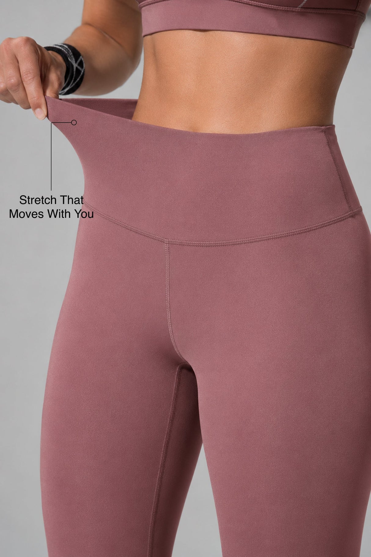 Echo™ Supportive Sustainable 27 Inches Leggings | High-Impact Leggings Best For Running, HIIT & Training
