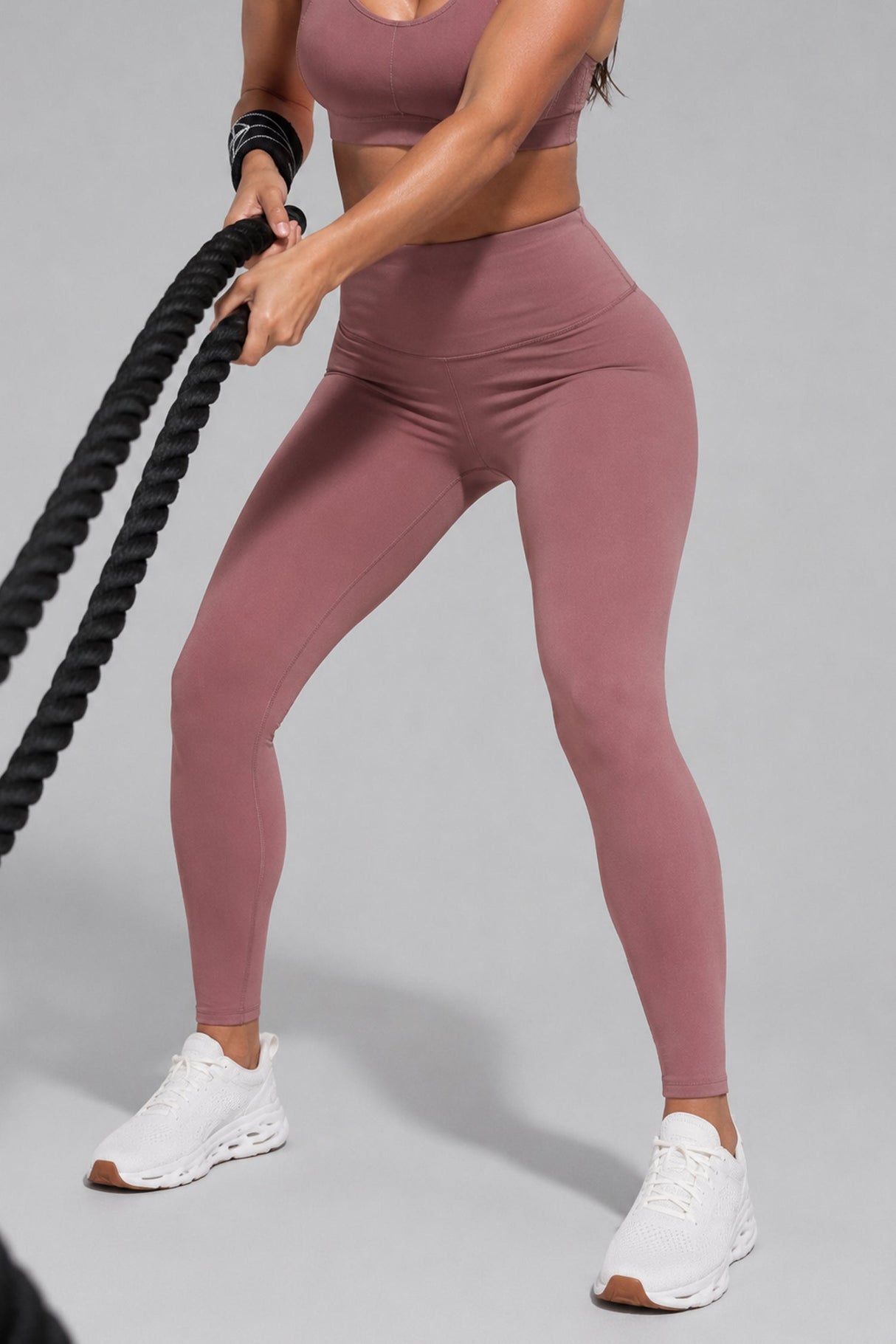 Echo™ Supportive Sustainable 27 Inches Leggings | High-Impact Leggings Best For Running, HIIT & Training