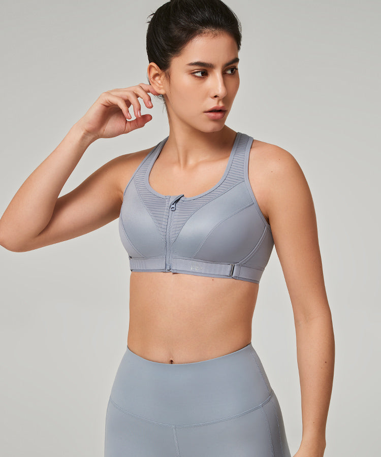 Womens adjustable supportive high impact sports bra – Yvette_UK