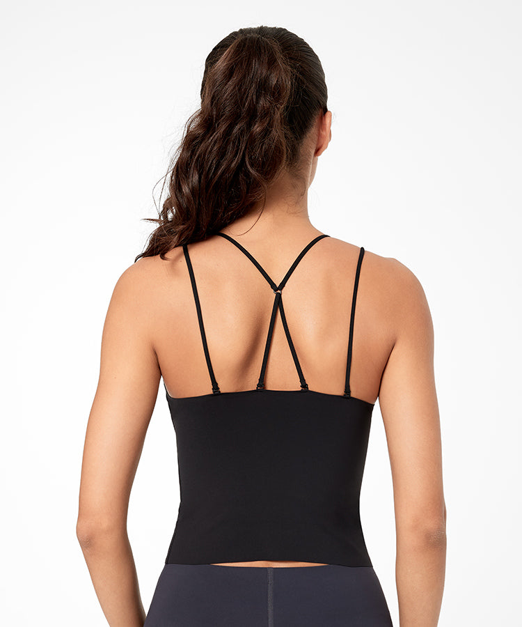 Shift Strappy Fitted Padded Cami Tank