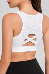 Echo™ Cut Out Design Padded Running Bra | Women's High Support Sports Bra
