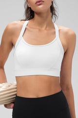 Shift™ Ribbed Sewn-in Pads Racerback Running Bra | Women's High Support Sports Bra