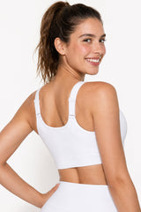 Power™  Soft Adjustable High-Support Mesh Running Bra | Women's High Support Sports Bra