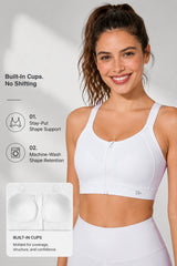 Power™  Soft Adjustable High-Support Mesh Running Bra | Women's High Support Sports Bra