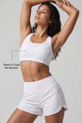 Sculpt™ Racerback Full-Coverage Breathable Sports Bra | High Support with Bounce Control & Mesh for Running, HIIT & Training