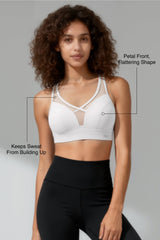 Shift™ Adjustable-Strap Sustainable Sports Bra | Medium Support with Breathable Mesh for Running, HIIT, Yoga & Training