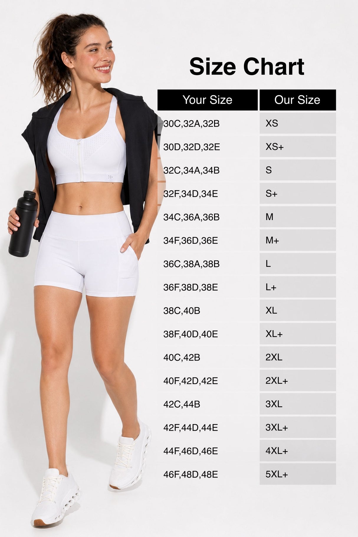 Power™  Soft Adjustable High-Support Mesh Running Bra | Women's High Support Sports Bra