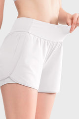 Shift™ Quick Dry Inner Mesh Workout Shorts with Pocket 3.5''| Women's Running Shorts