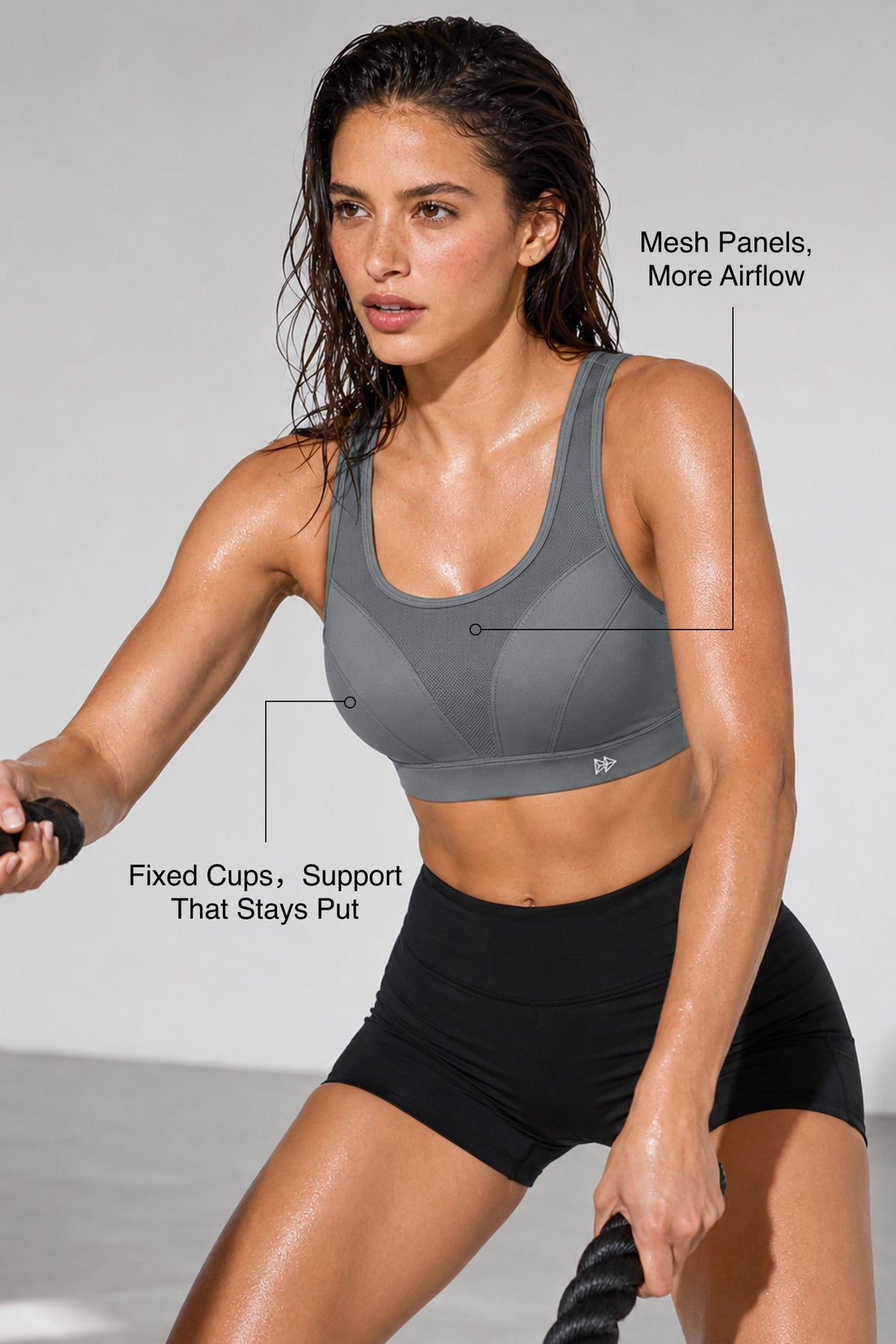 Shift™ Breathable Adjustable Support Padded Bra | Women's Medium Support Sports Bra