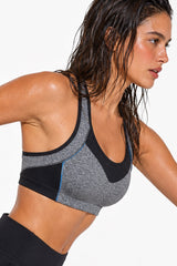 Sculpt™ Racerback Full-Coverage Breathable Sports Bra | High Support with Bounce Control & Mesh for Running, HIIT & Training