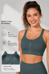 Power™  Soft Adjustable High-Support Mesh Running Bra | Women's High Support Sports Bra