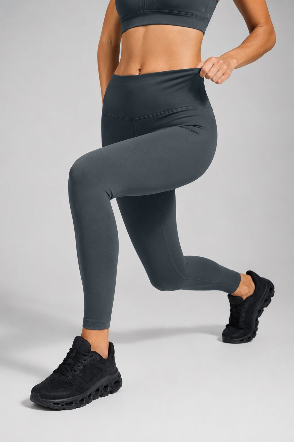 Echo™ Supportive Sustainable 27 Inches Leggings | High-Impact Leggings Best For Running, HIIT & Training