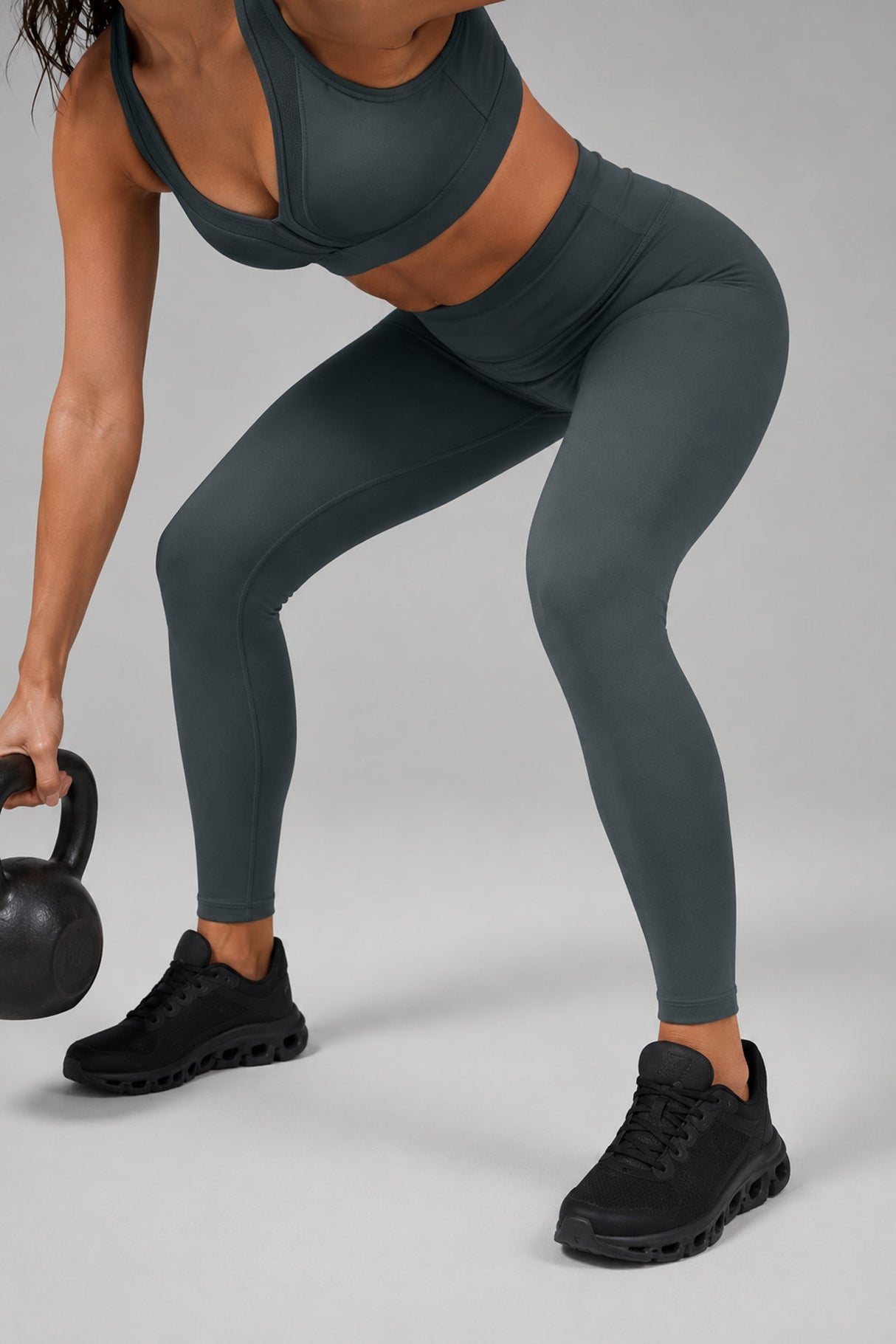 Echo™ Supportive Sustainable 27 Inches Leggings | High-Impact Leggings Best For Running, HIIT & Training