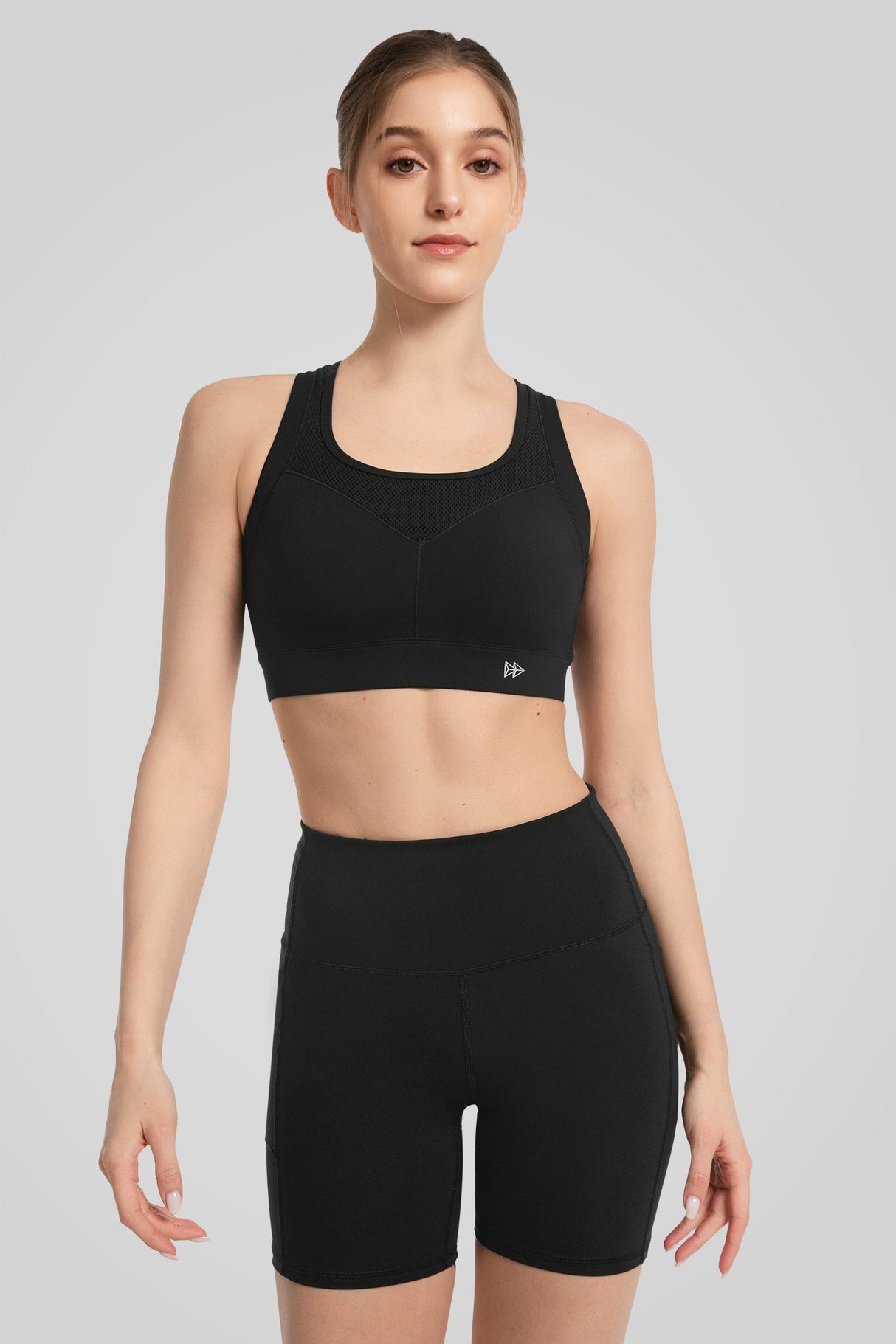 Power™ Front Mesh Arched Cutout Cool Sports Bra | Women's High Support Sports Bra