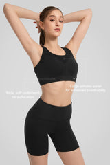 Power™ Front Mesh Arched Cutout Cool Sports Bra | Women's High Support Sports Bra