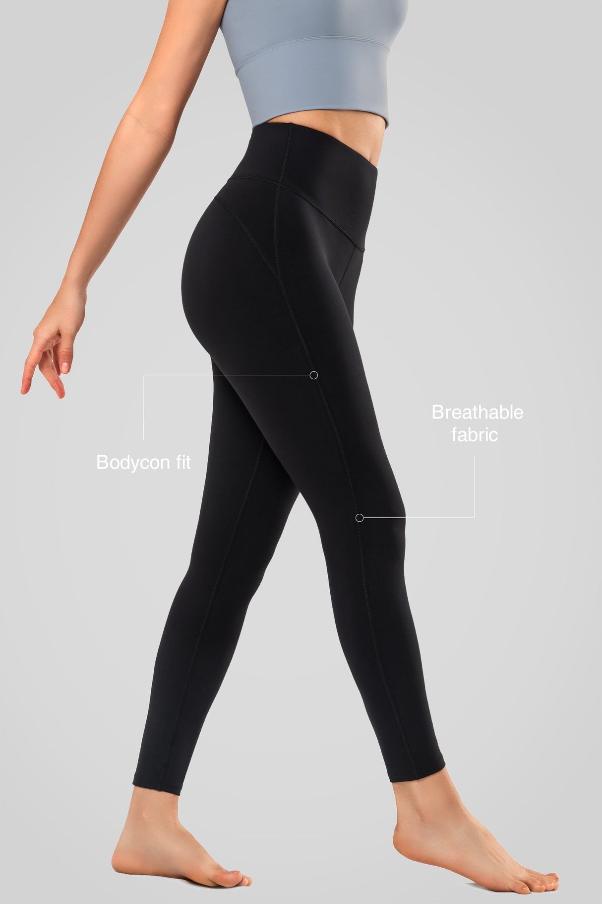 Shift™ Moisture-Wicking Buttery-Soft Yoga Leggings | Light-Impact Leggings Best For Yoga, HIIT & Training