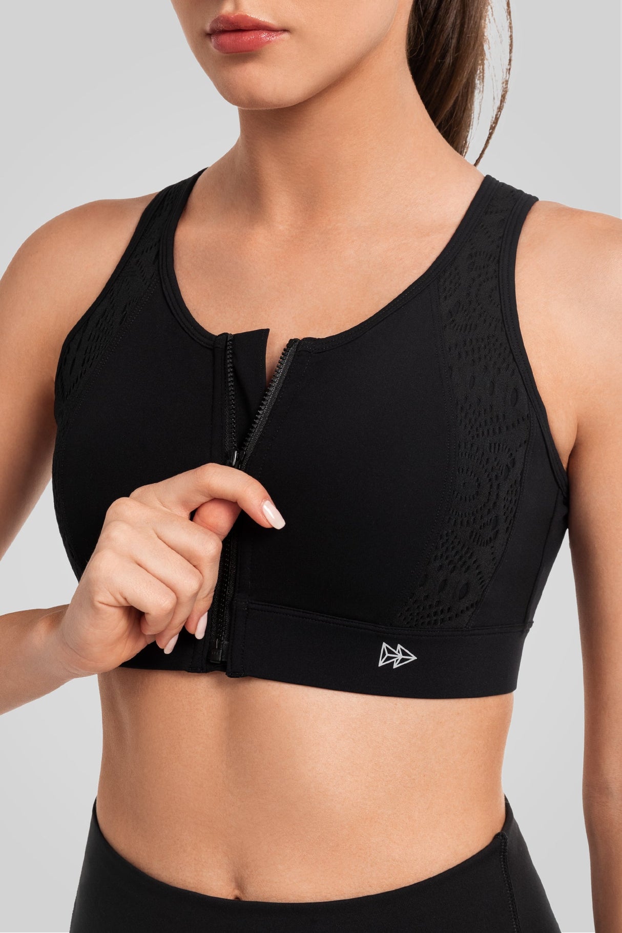 Echo™ Cut Out Design Padded Running Bra | Women's High Support Sports Bra
