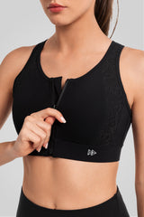Echo™ Cut Out Design Padded Running Bra | Women's High Support Sports Bra