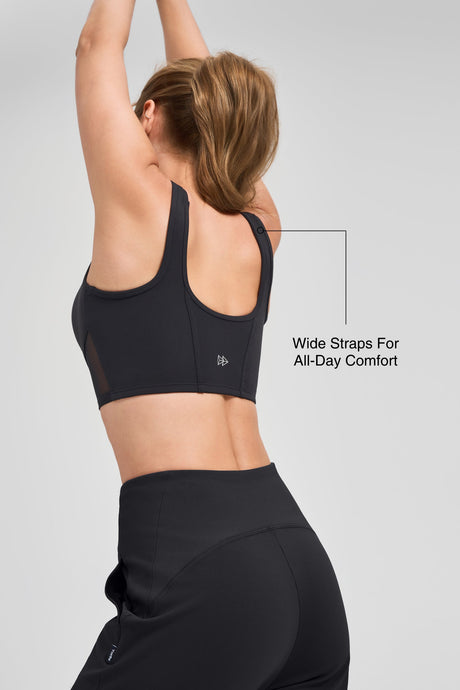 Anywhere™ Breathable Light-Support Yoga Bra with Sewn-In Pads | Women's Light Support Sports Bra