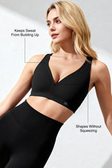 Power™ Adjustable Cross-Back Sports Bra | High-Impact Bounce Control Without Flattening for Running, HIIT & Training