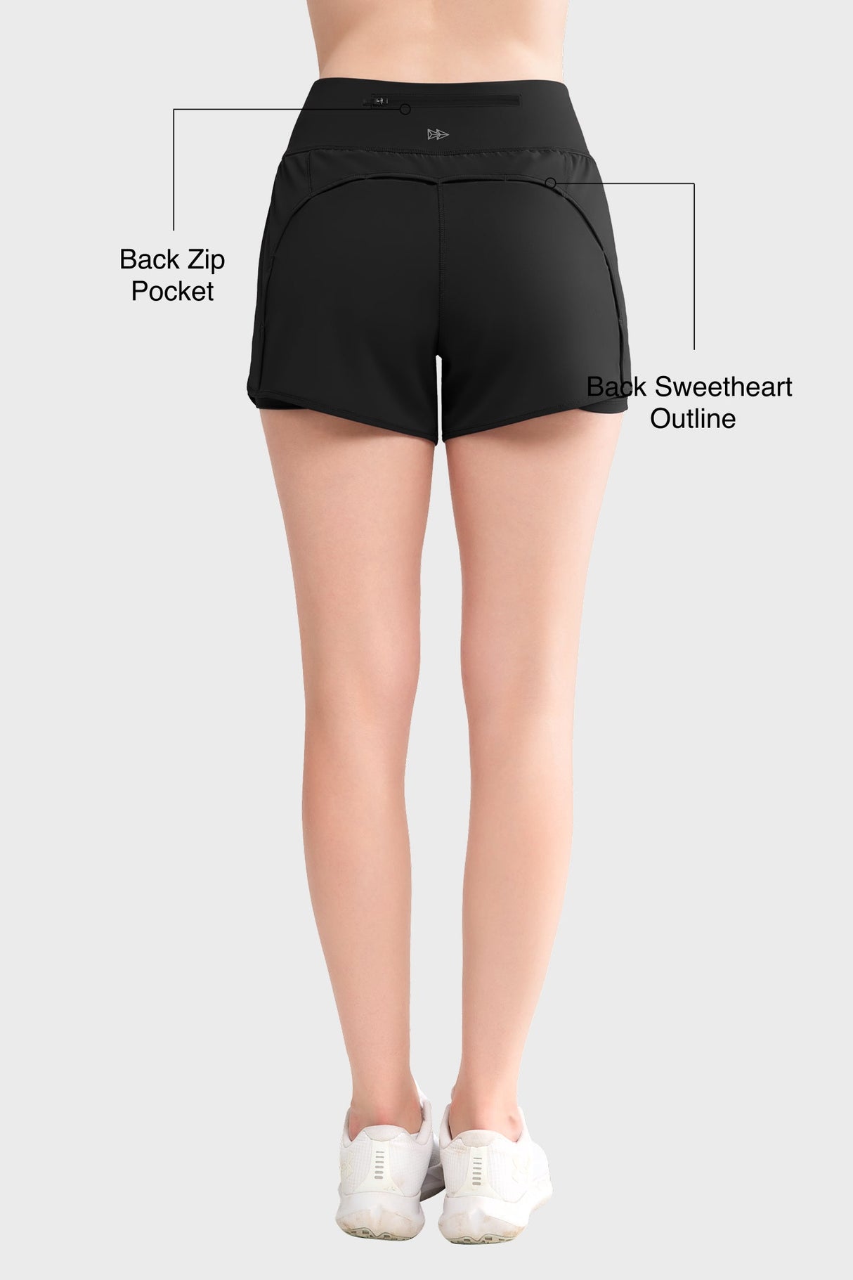 Shift™ Quick Dry Inner Mesh Workout Shorts with Pocket 3.5''| Women's Running Shorts