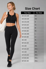Sculpt™ Zip-Front Full-Back Mesh Racerback Sports Bra | High-Impact Support for Running, Gym & Training