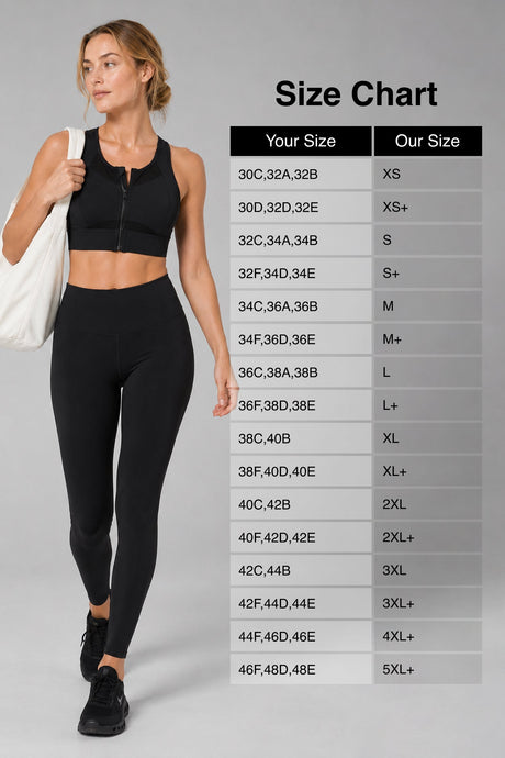 Sculpt™ Zip-Front Full-Back Mesh Racerback Sports Bra | High-Impact Support for Running, Gym & Training