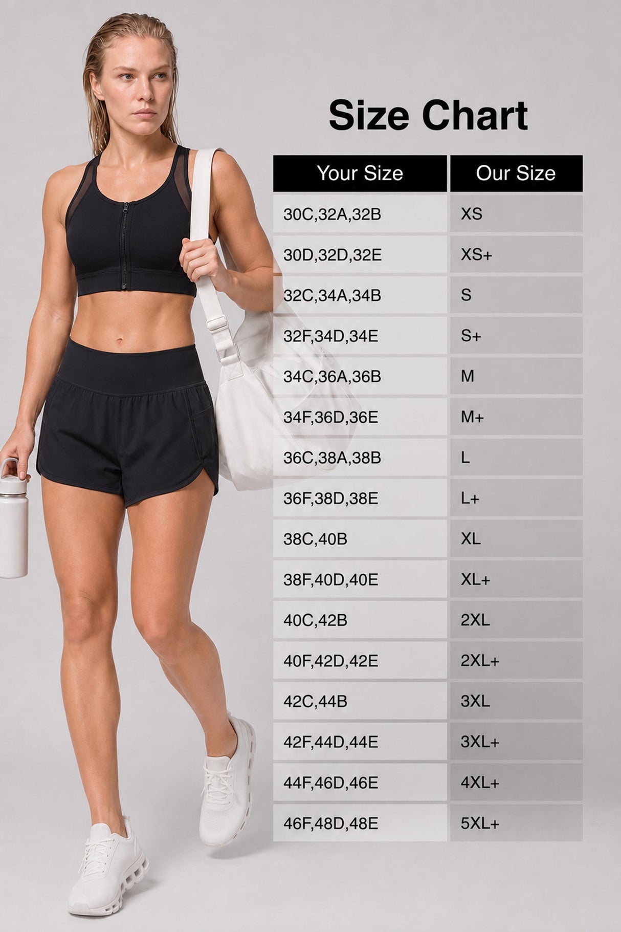 Power™ Zip-Front Mesh T-Back Sports Bra | High-Impact Support for Running & HIIT