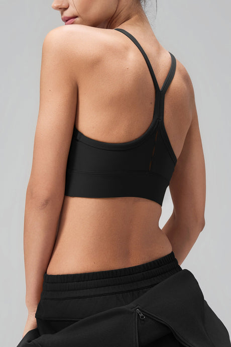 Anywhere™ Y-Back Design Sewn-in Pads Yoga Bra | Women's Light Support Sports Bra